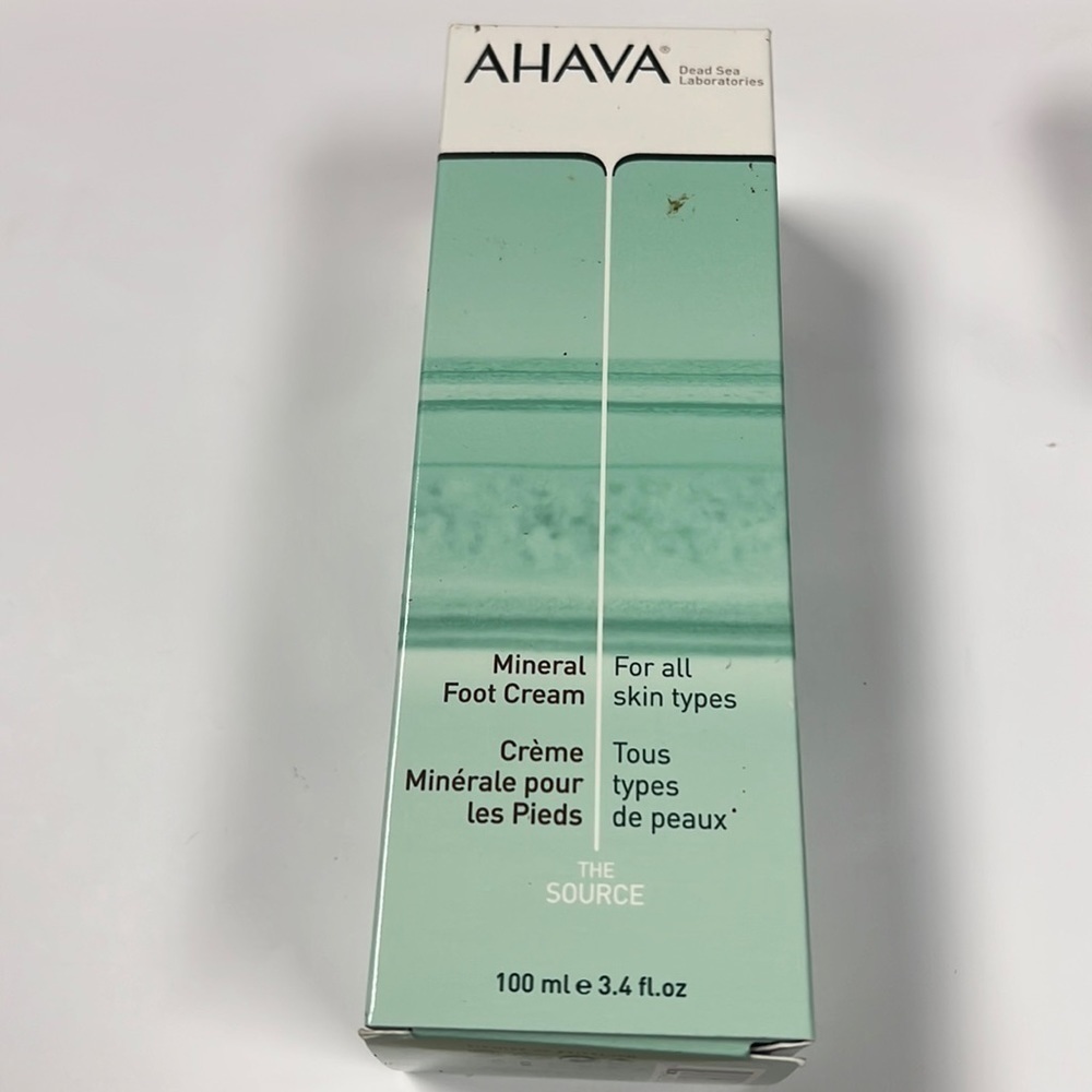 Ahava Mineral Foot Cream - New in Box 3.4 oz